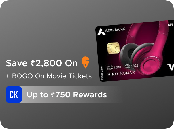 Axis MyZone Card: Flat Rs 1400 CashKaro Rewards on Axis MyZone Credit Card Activation